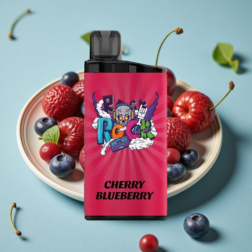 IGET Bar 3500 Puffs Cereza Arándano Disposable Vape 1400 mAh 1.2 Ohm Mesh Coil