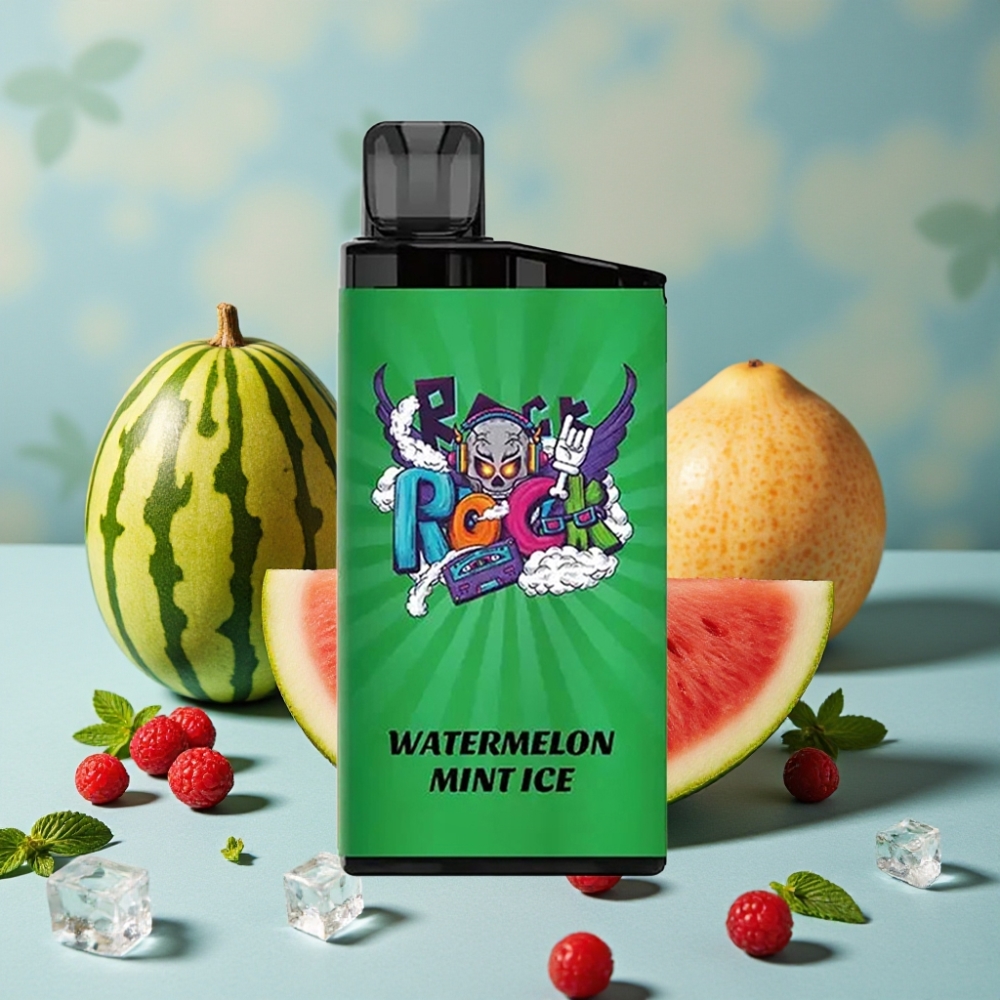 IGET Bar 3500 Puffs Disposable Vape Sandía Menta Hielo 1.2 Ohm Mesh Coil 1400 mAh