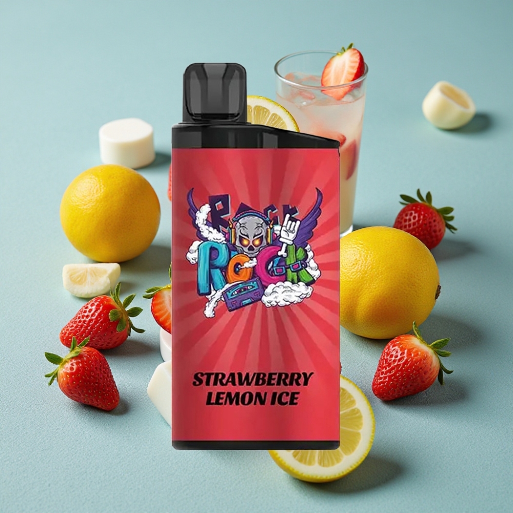 IGET Bar 3500 Puffs Dispositivo Vape Desechable Fresa Limón Hielo 1400 mAh 1.2 Ohm