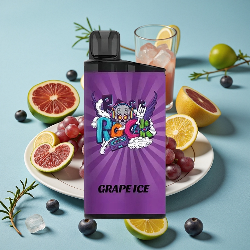 IGET Bar 3500 Puffs Dispositivo Vape Desechable Hielo Uva 1400 mAh 1.2 Ohm Mesh