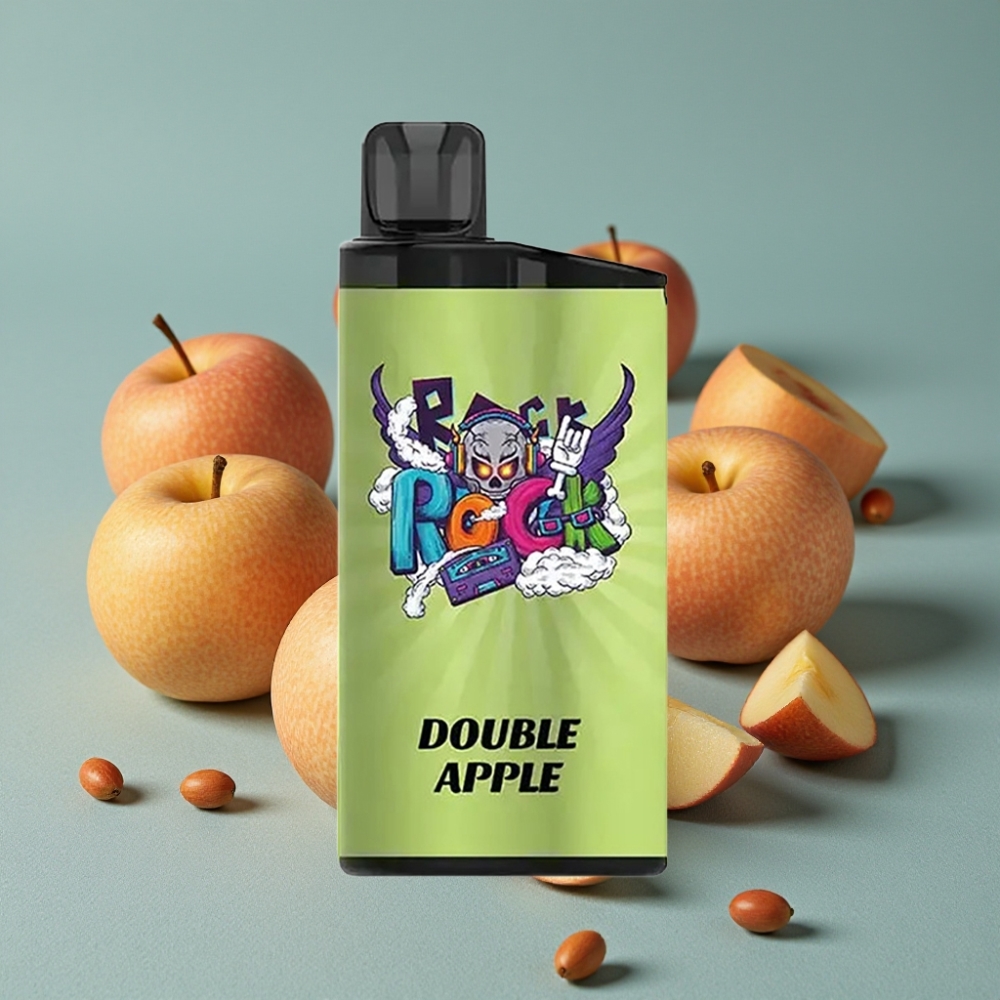 IGET Bar 3500 Puffs Doble Manzana Vape Desechable Batería 1400 mAh Malla 1.2 Ohm