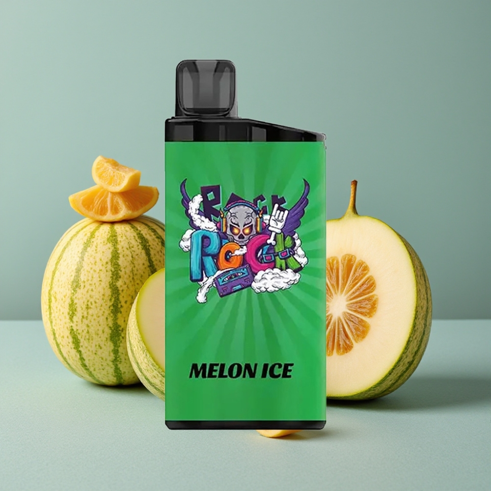 IGET Bar 3500 Puffs Vape Desechable Melón Helado con Batería 1400 mAh y Malla 1.2 Ohm