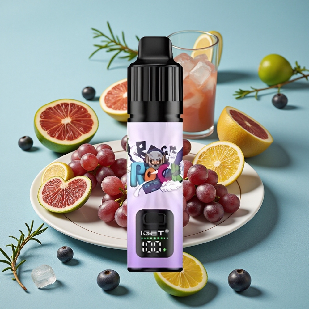 IGET BAR PLUS S3 POD 10000 Puffs 18 ml 5% Nic Hielo Uva 950 mAh Recargable