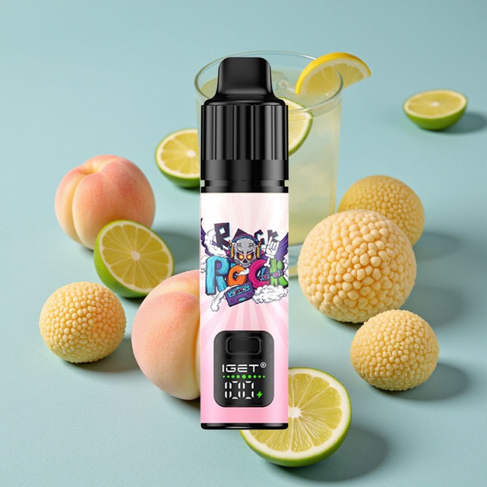 IGET BAR PLUS S3 POD 10000 Puffs 18ml 5% Nicotina Sabor Melocotón Lichi Lima Hielo