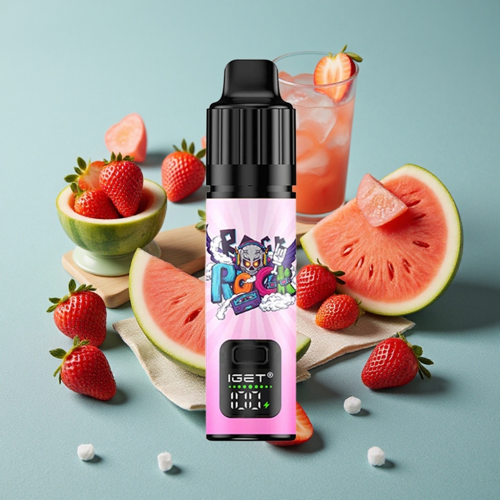 IGET BAR PLUS S3 POD 10000 Puffs 5% Nicotina 18ml Fresa Sandía Hielo