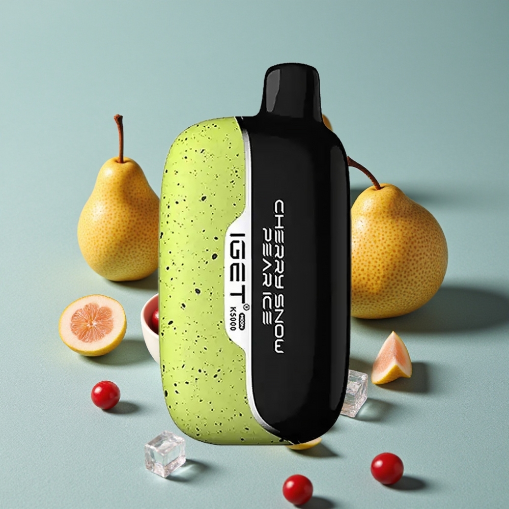 IGET Moon K5000 Puffs 81.5 g PC 1.35 Ohm Cereza Nieve Pera Hielo vape al por mayor España