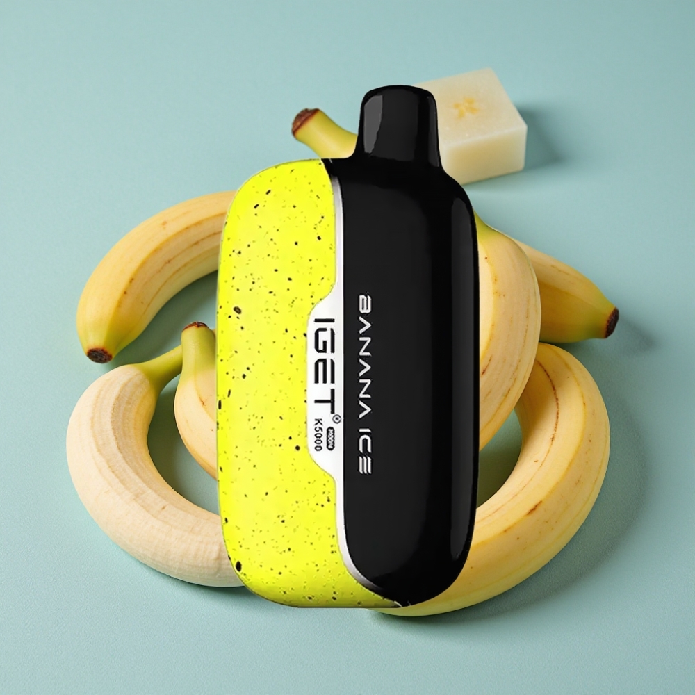 IGET Moon K5000 Puffs Disposable Vape Banana Ice 81.5 g PC 1.35 Ohm