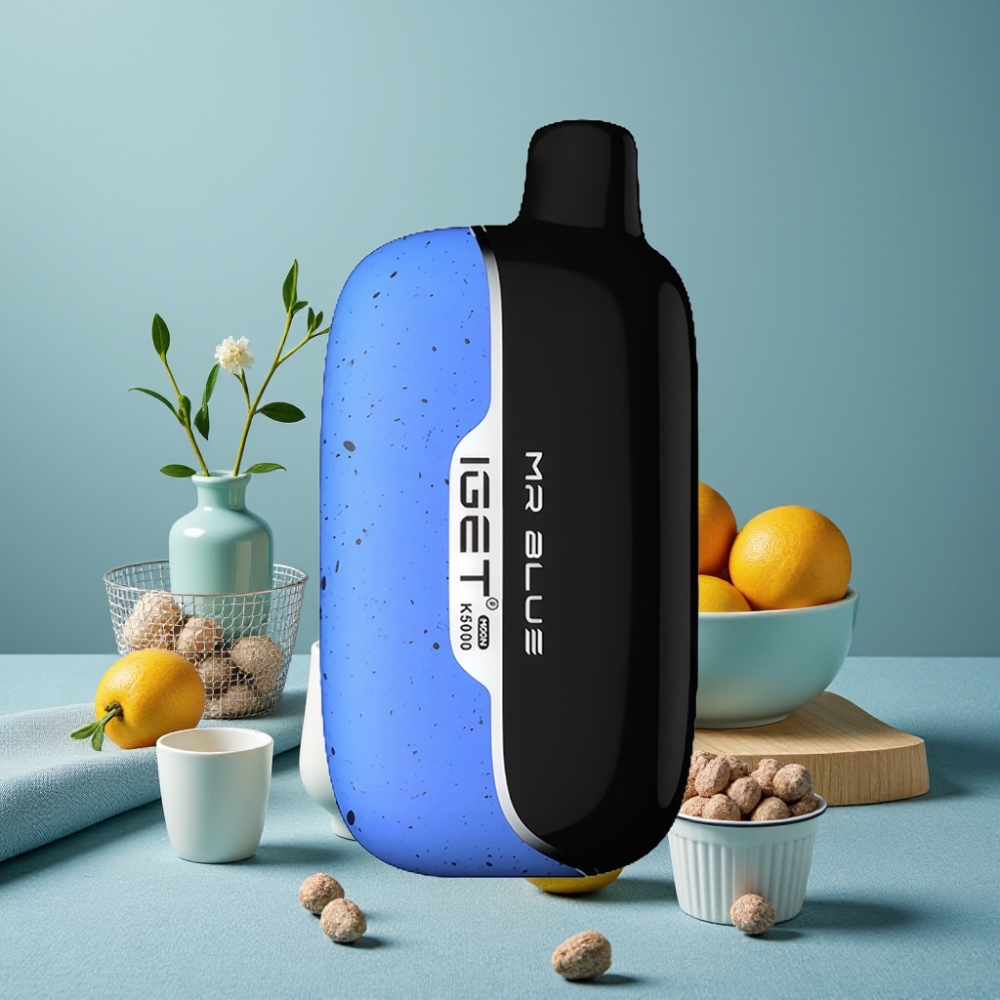 IGET Moon K5000 Puffs Disposable Vape Sabor Azul Mr Blue - 81.5g, PC, 1.35 Ohm