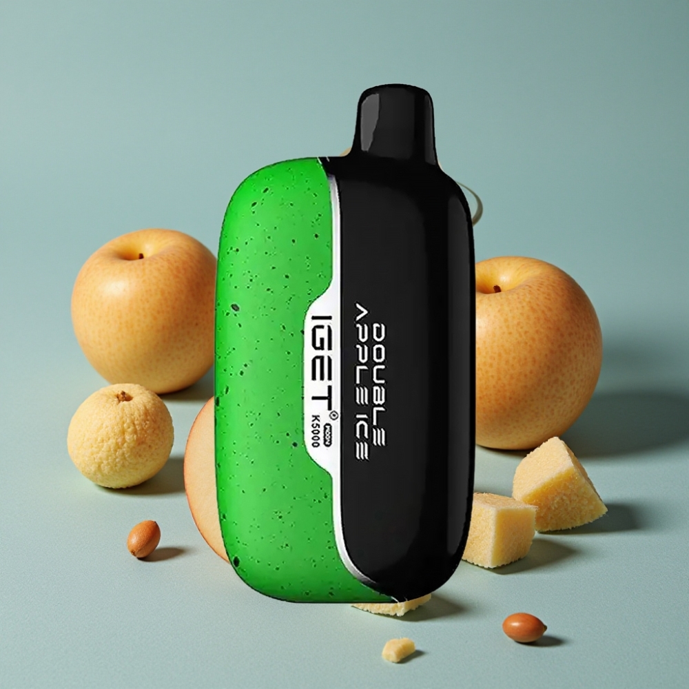 IGET Moon K5000 Puffs Doble Manzana Hielo 81.5g PC 1.35 Ohm 49.5x25.3x99.4mm