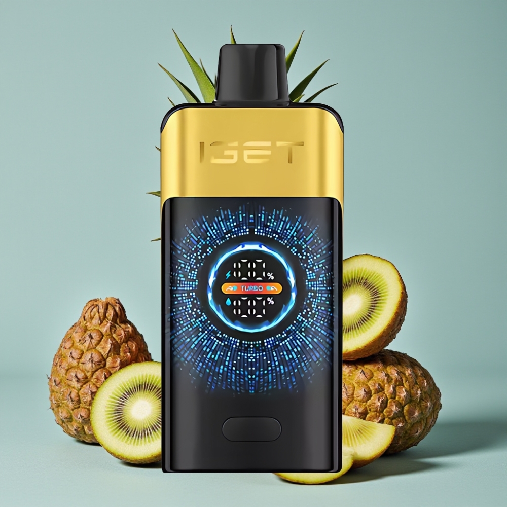 IGET ONE 12000 Puffs Desechable con Pantalla Curva y Sabor Kiwi Piña