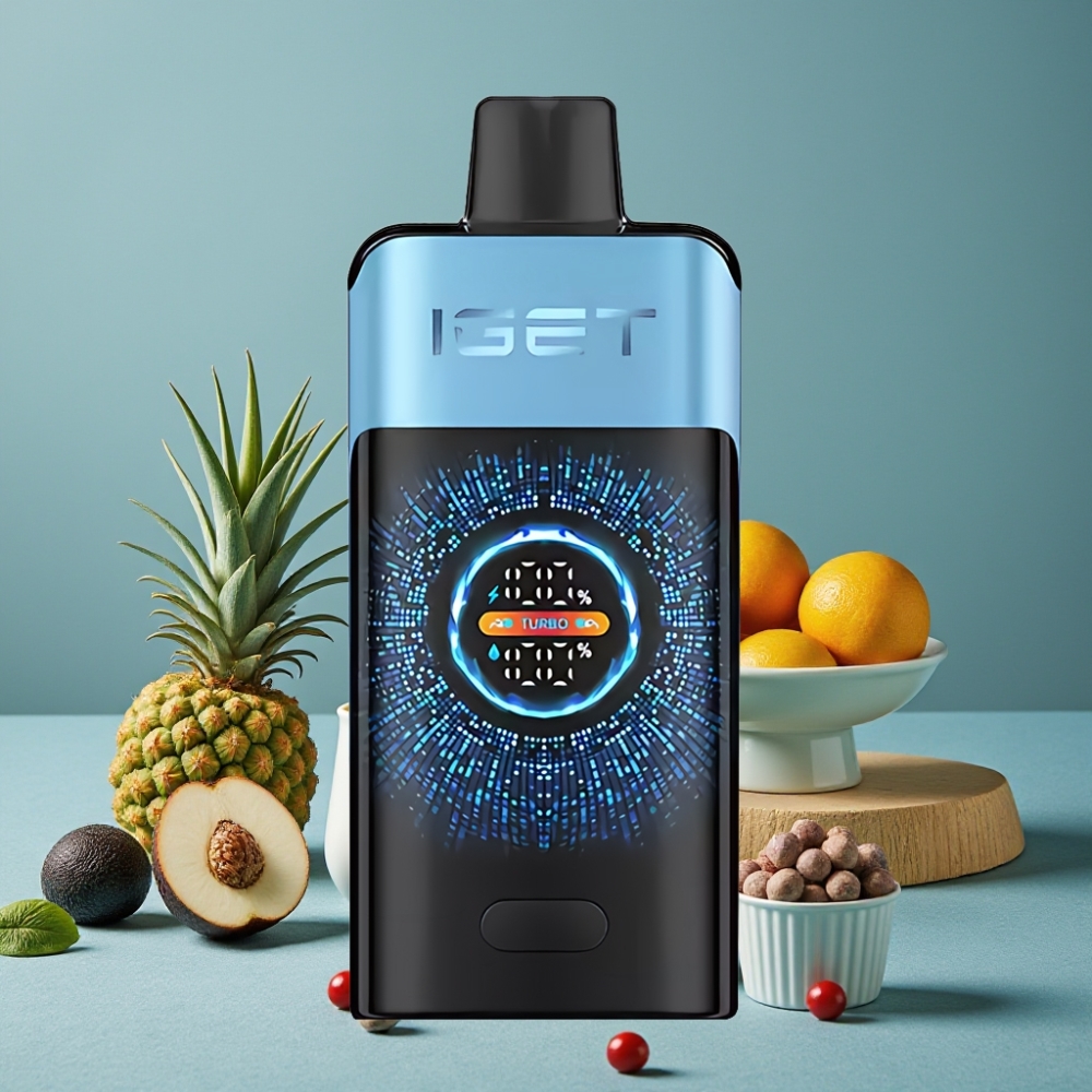 IGET ONE 12000 Puffs Disposable Vape Monstruo Azul con Pantalla Curva y Batería 2700 mAh