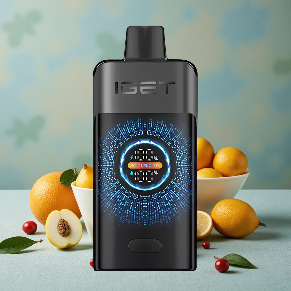 IGET ONE 12000 Puffs Disposable Vape Selva Negra con Pantalla Curva y Batería 2700 mAh