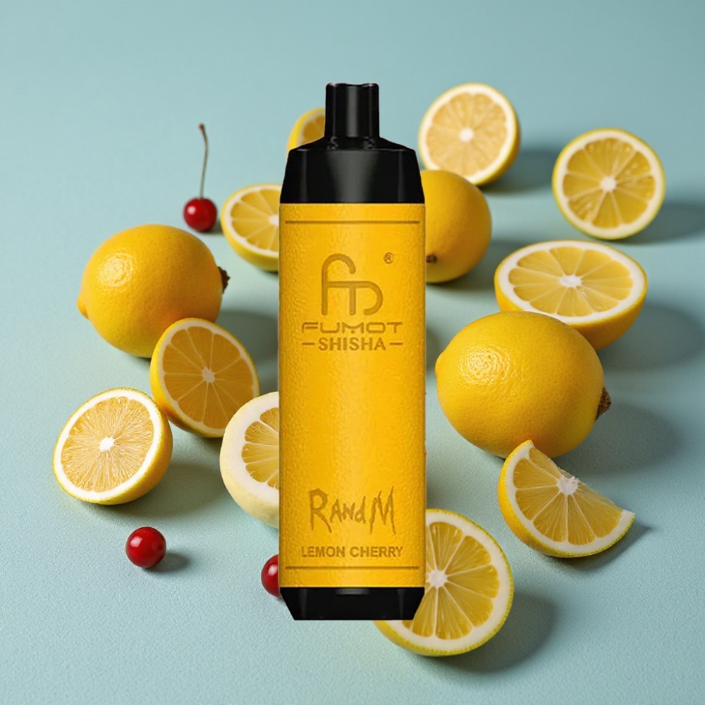 RandM Fumot Shisha 10000 Puffs 18ml e-líquido Batería 850mAh Sabor Limón Cereza