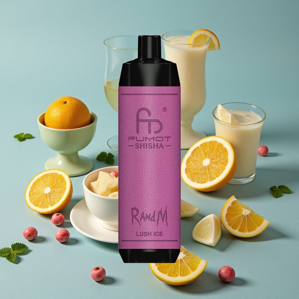 RandM Fumot Shisha 10000 Puffs Dispositivo LED 18ml Hielo Fresco vape al por mayor España