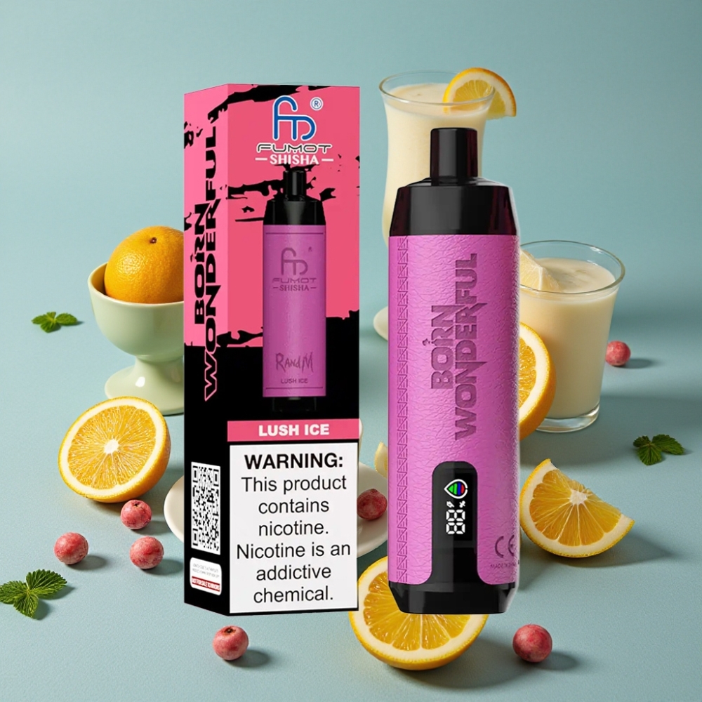 RandM Fumot Shisha 10000 Puffs Dispositivo LED 18ml Hielo Fresco vape al por mayor España