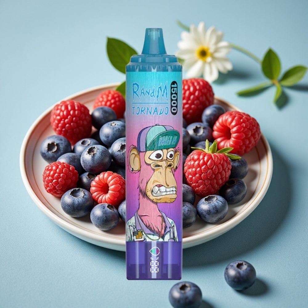 RandM Fumot Tornado 15000 Puffs 25ml 850mAh Azul Frambuesa vape al por mayor España