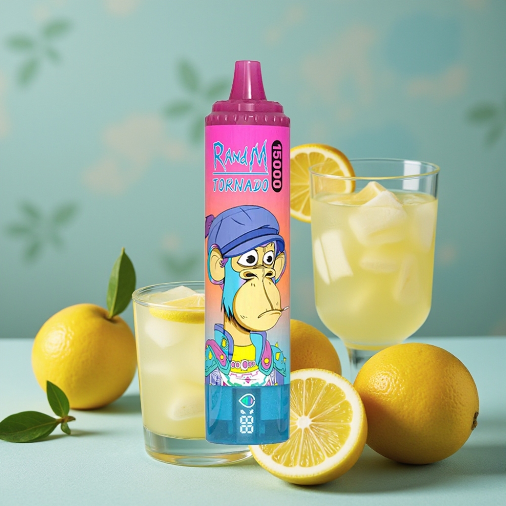 RandM Fumot Tornado 15000 Puffs 25ml 850mAh LCD Limonada vape al por mayor España