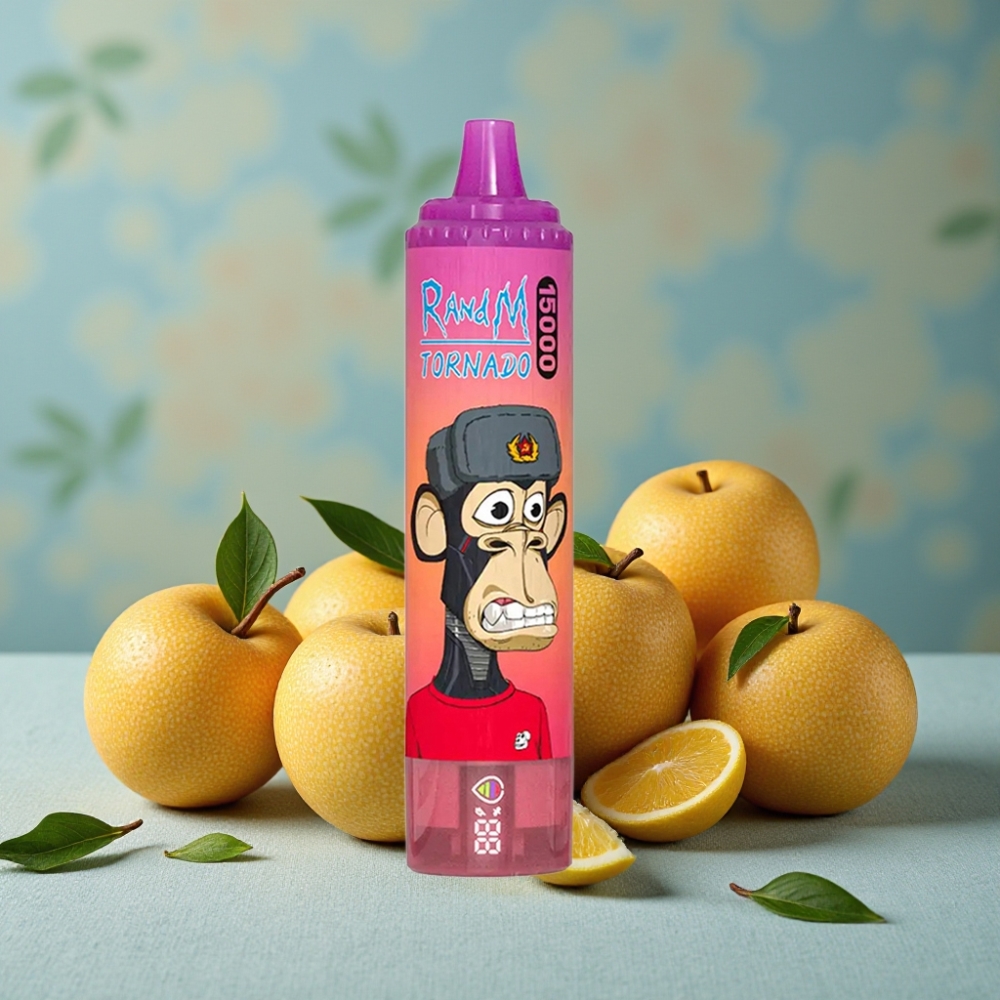 RandM Fumot Tornado 15000 Puffs 25ml 850mAh Tipo-C LCD Fruta del Dragón