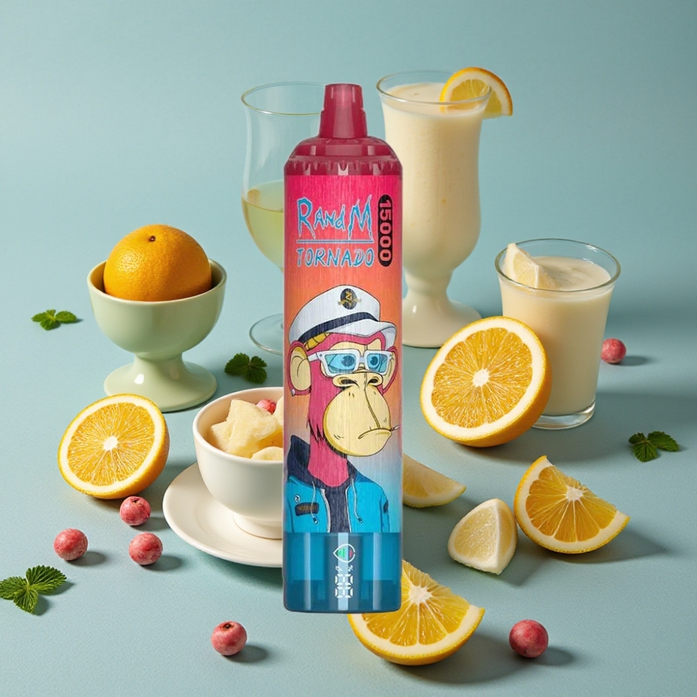 RandM Fumot Tornado 15000 Puffs 25ml 850mAh Tipo-C LCD Hielo Lush vape al por mayor España