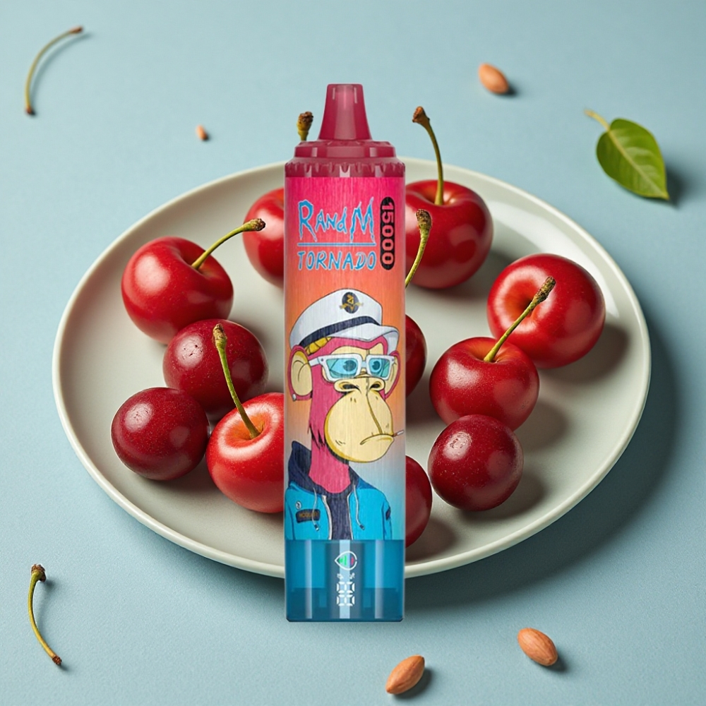 RandM Fumot Tornado 15000 Puffs LCD Tipo-C Cereza vape al por mayor España