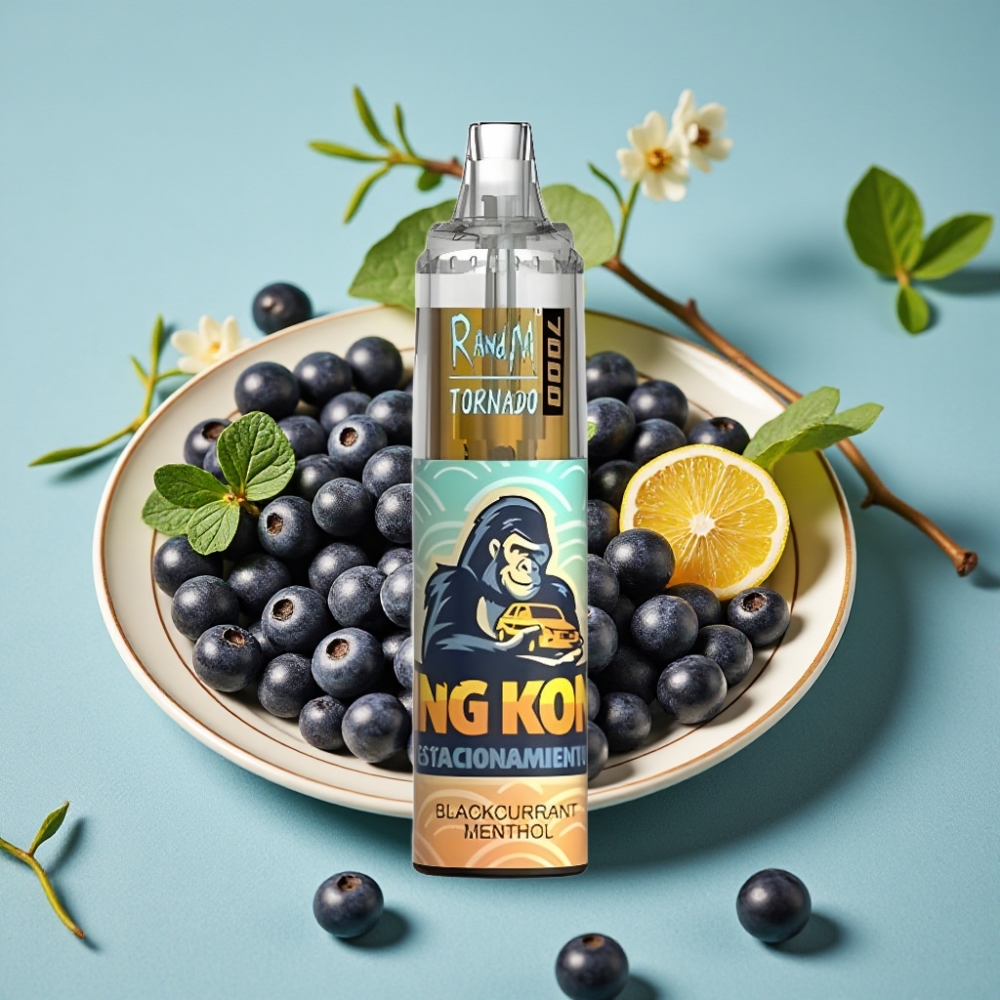 RandM Fumot Tornado 7000 Puffs 14ML E-liquid 850MAH Blackcurrant Menthol