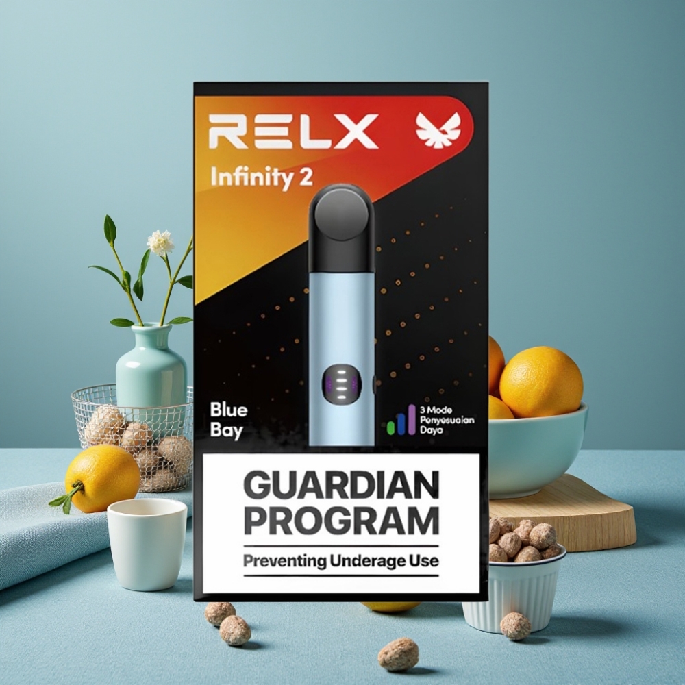 RELX Infinity 2 600-650 puffs 1.9 ml Azul acabado metálico vape al por mayor España