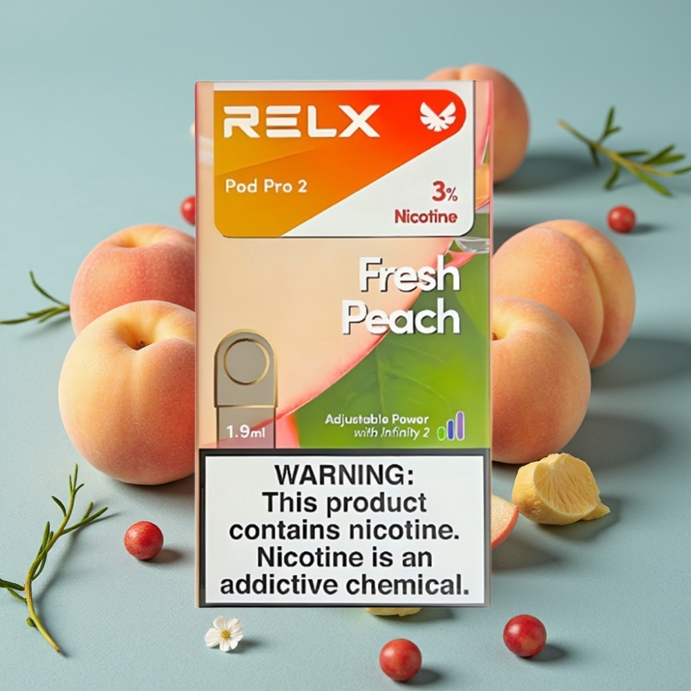 RELX Pod Pro 2 600 puffs 3% nicotina 1.9ml Durazno Fresco vape al por mayor España