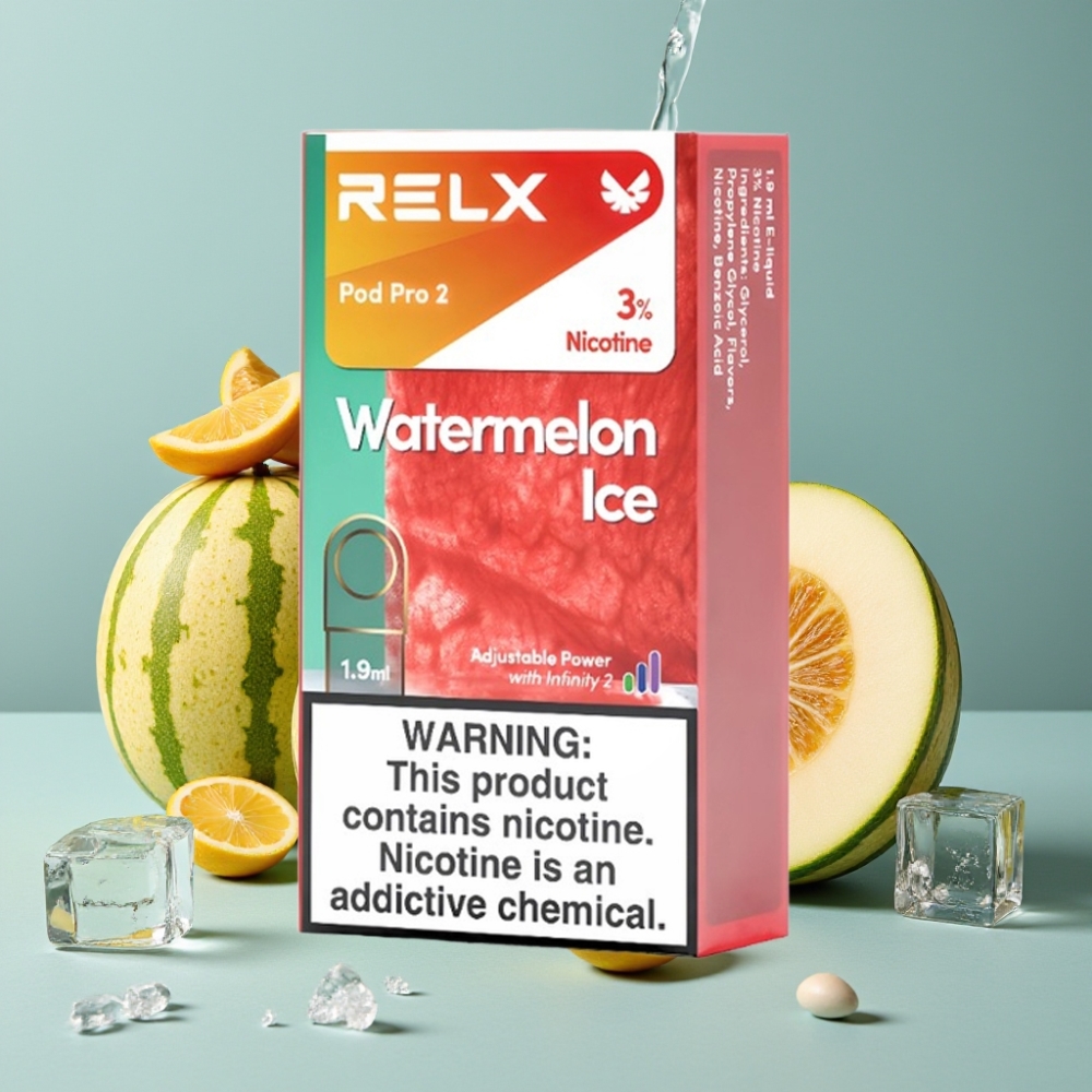 RELX Pod Pro 2 600 puffs 3% nicotina 1.9ml Sandía Hielo vape al por mayor España