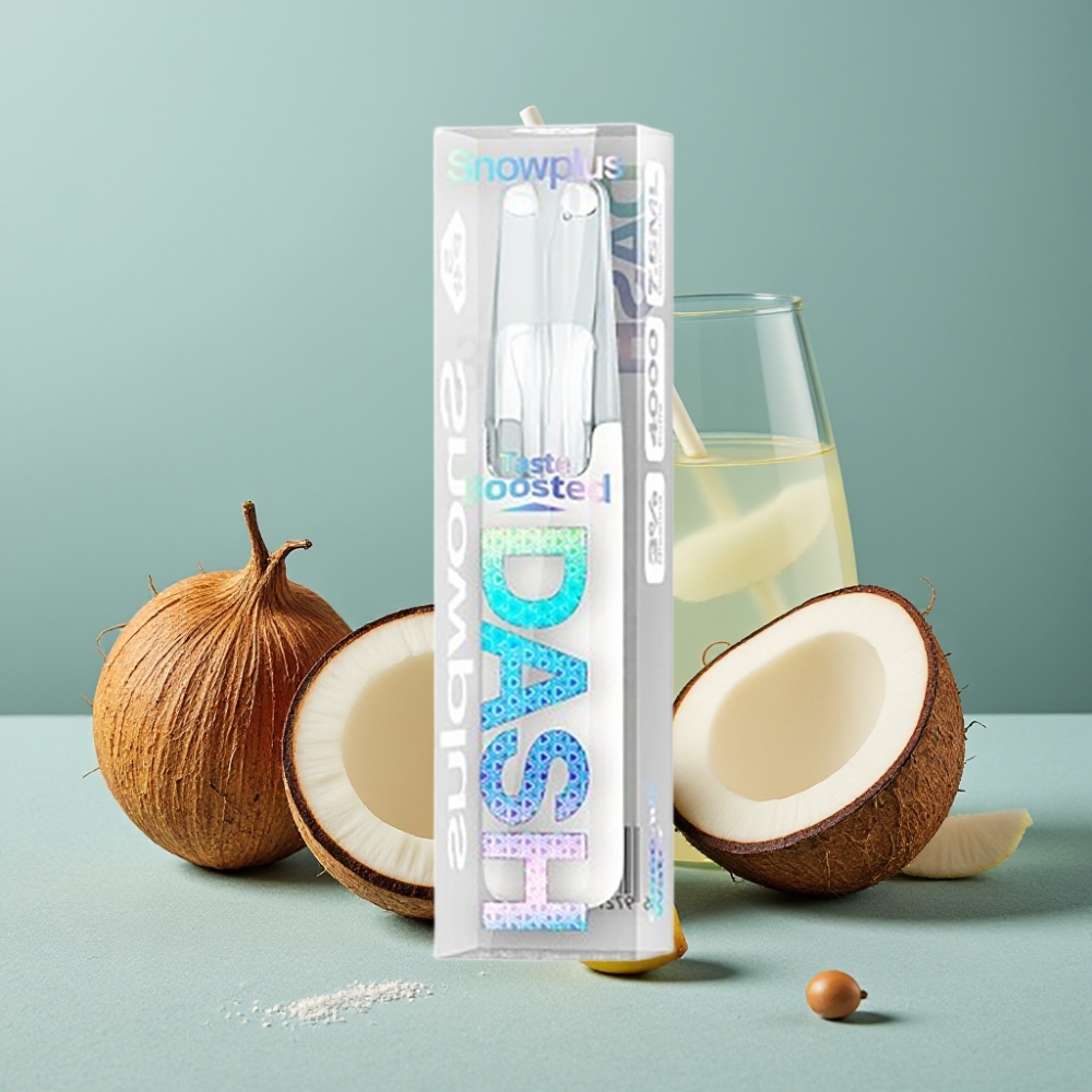 Snowplus Dash 4000 Puffs Dispositivo Desechable Agua de Coco Cerámico 7.5 ml