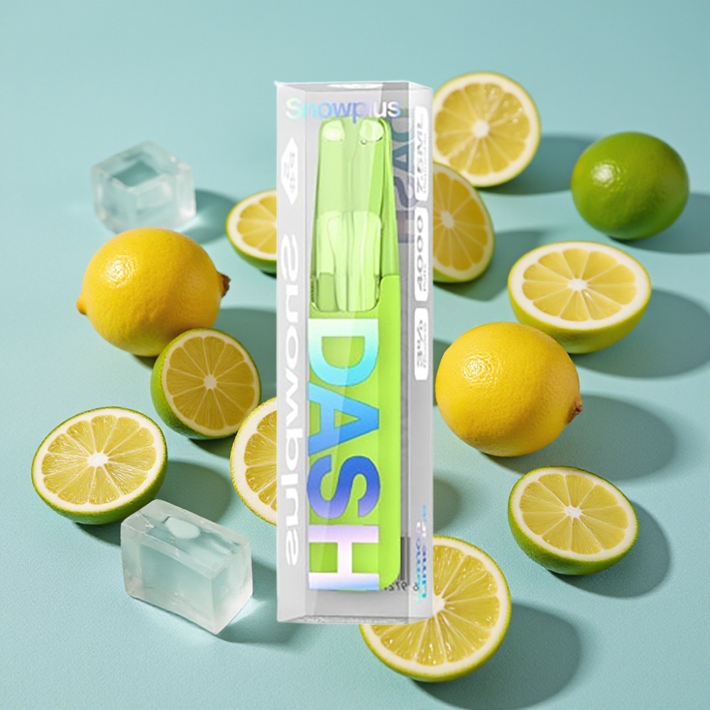 Snowplus Dash 4000 Puffs Dispositivo Desechable Lima Limón Hielo Atomizador Cerámico Batería 530mAh