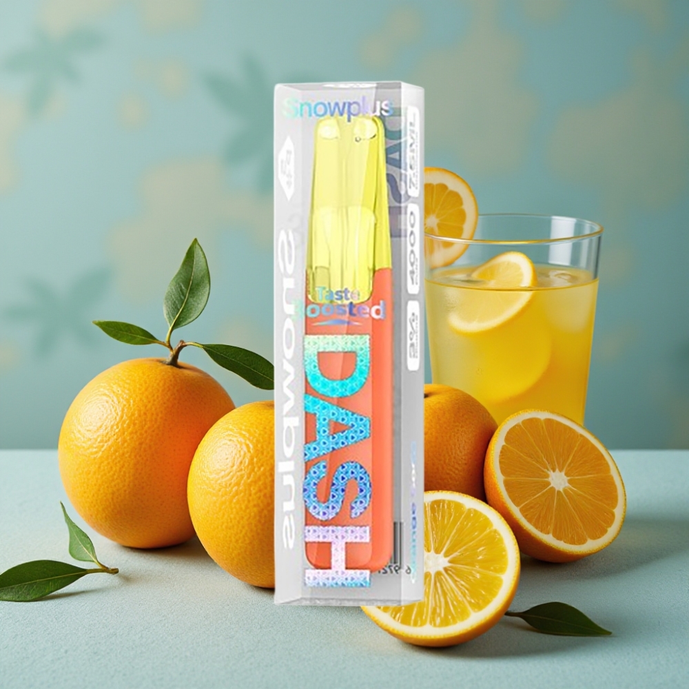 Snowplus Dash 4000 Puffs Dispositivo Desechable Naranja Soda 7.5 ml Cerámica 530 mAh