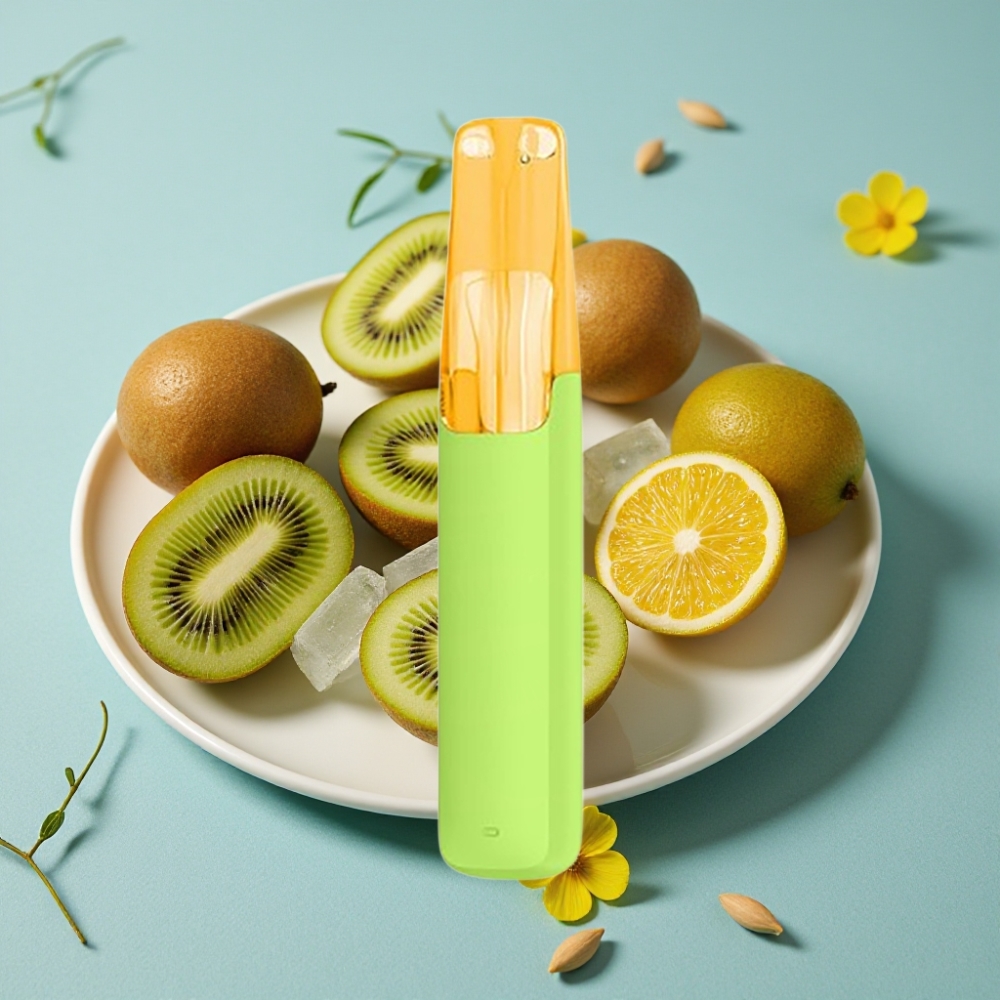 Snowplus Dash 4000 Puffs Dispositivo Desechable Sabor Kiwi Hielo con Atomizador Cerámico y 7.5 ml