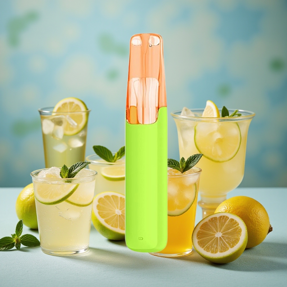 Snowplus Dash 4000 Puffs Dispositivo Desechable Té Helado de Limón Efervescente, 7.5 ml, 3%/5% Nicotina