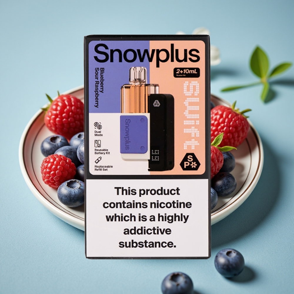 Snowplus Swift 5000 Puffs Kit Prefabricado Dual Mesh 1000 mAh Arándano Agrio Frambuesa
