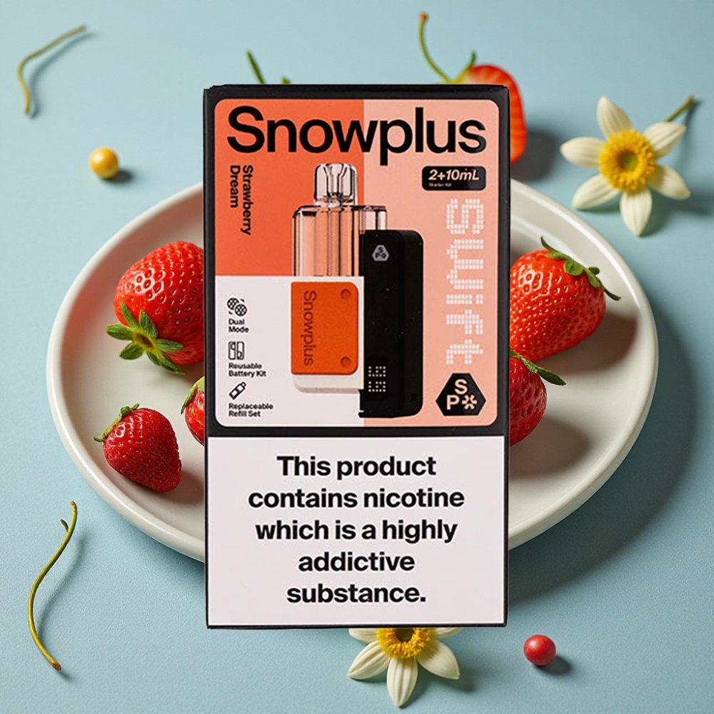 Snowplus Swift 5000 Puffs Kit Prefabricado Dual Mesh 1000 mAh Sueño de Fresa