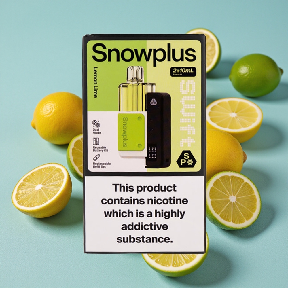 Snowplus Swift 5000 Puffs Prefilled Pod Kit Limón Lima 1000 mAh Dual Mesh 2+10 ml