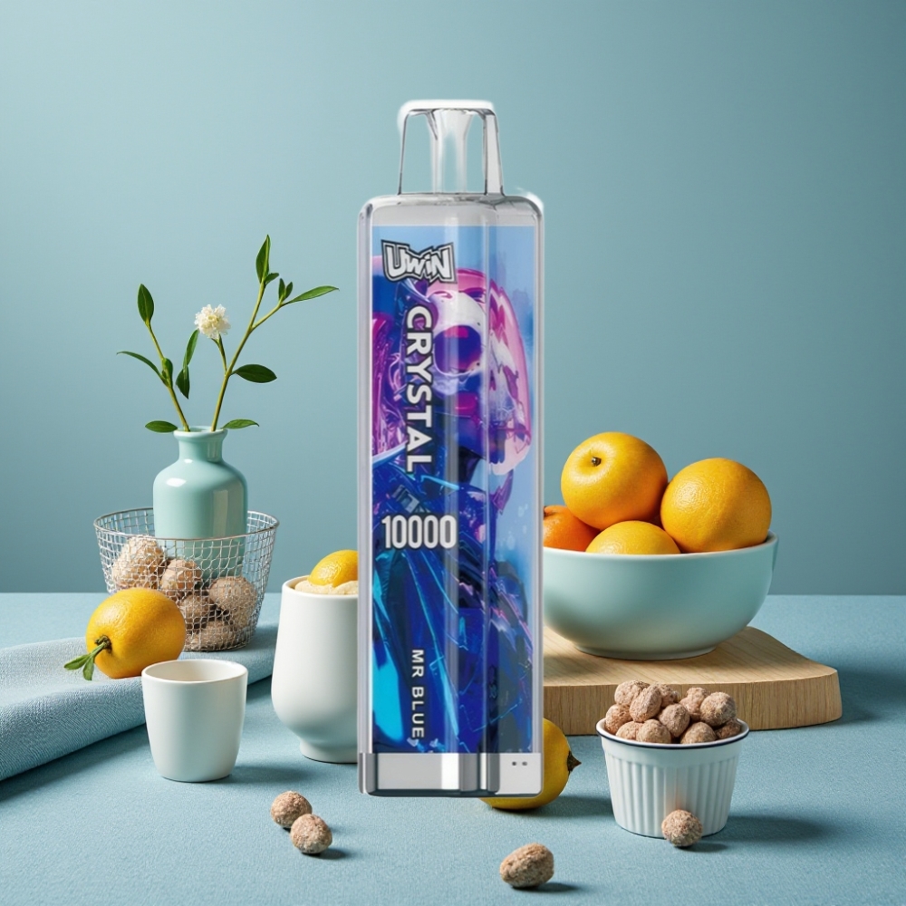 UWIN Crystal 10000 Puffs 18ml Recargable RGB Azul vape al por mayor España