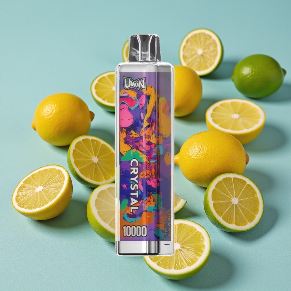 UWIN Crystal 10000 Puffs Recargable 18ml Tipo-C RGB Limón Lima vape al por mayor España