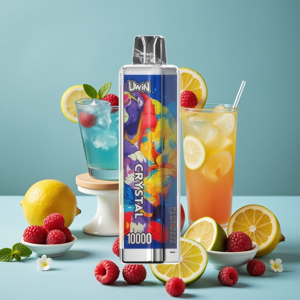 UWIN Crystal 10.000 Puffs 18ml Recargable RGB Sabor Limonada Frambuesa Azul