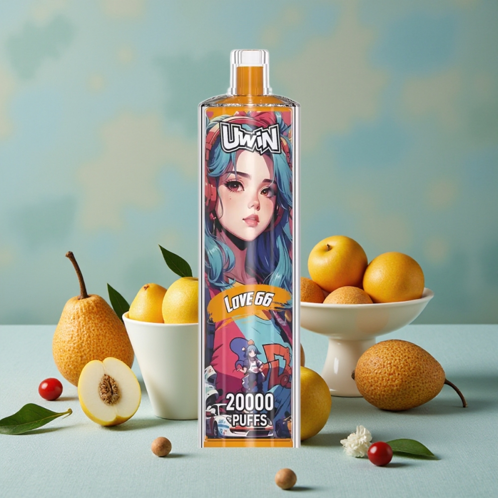 Uwin Shisha Hookah Crystal 20000 Puffs Amor 66 22ml 5% Mesh Coil Type-C