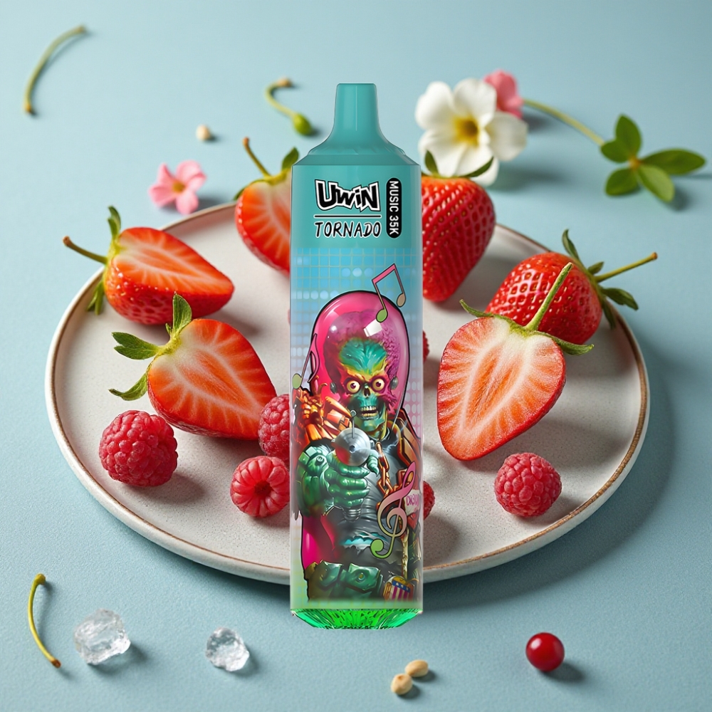 Uwin Tornado 35K Fresa Frambuesa Cereza Ice 5% 600mAh Tipo-C 1.0 Ohm