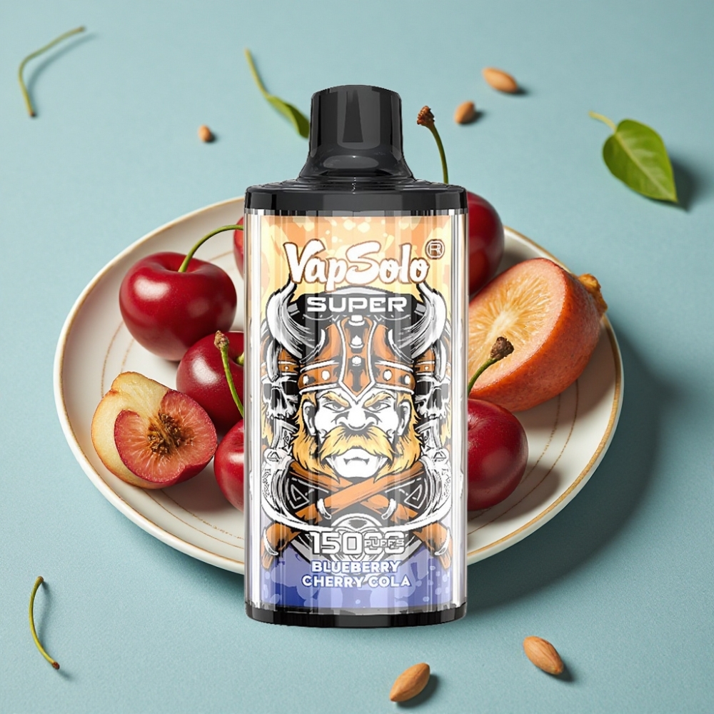Vapsolo Super 15000 Puffs 40ml Cereza Cola Disposable Vape Tipo-C 850mah