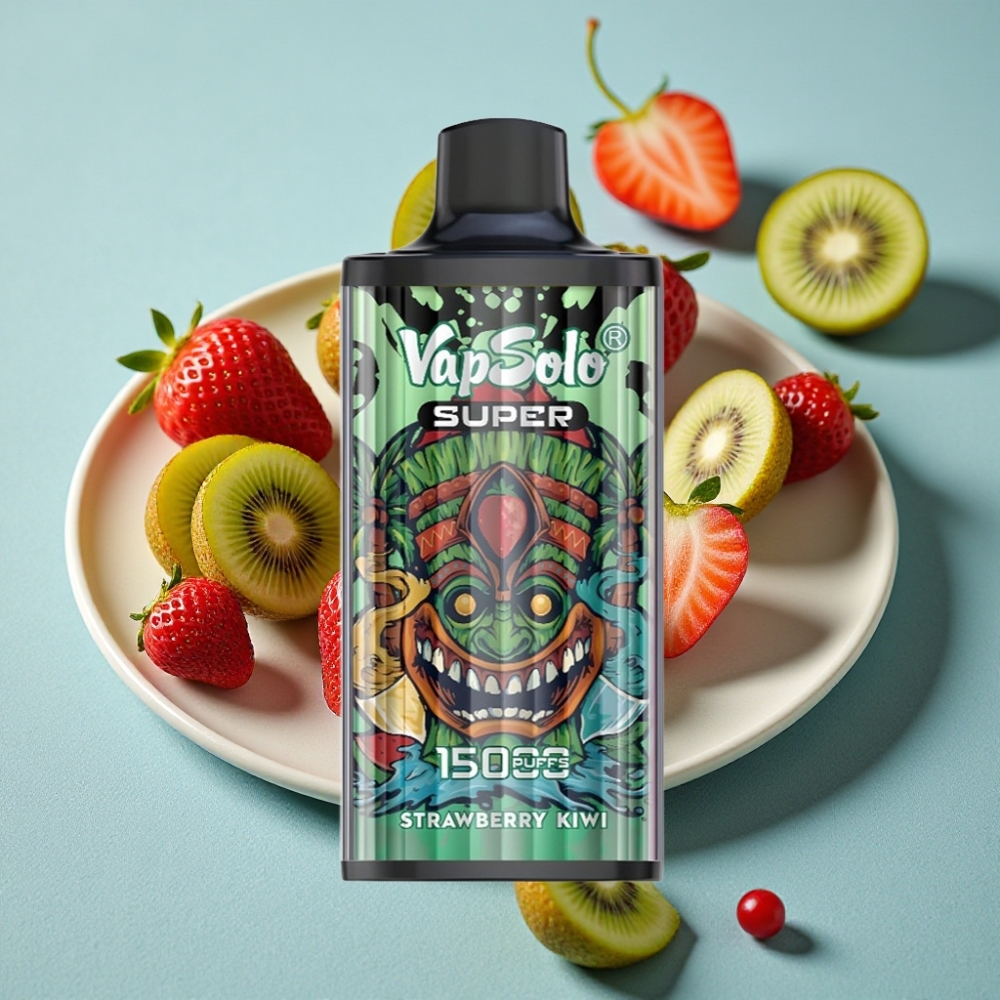 Vapsolo Super 15000 Puffs Fresa Kiwi 40ml 850mAh Tipo-C vape al por mayor España
