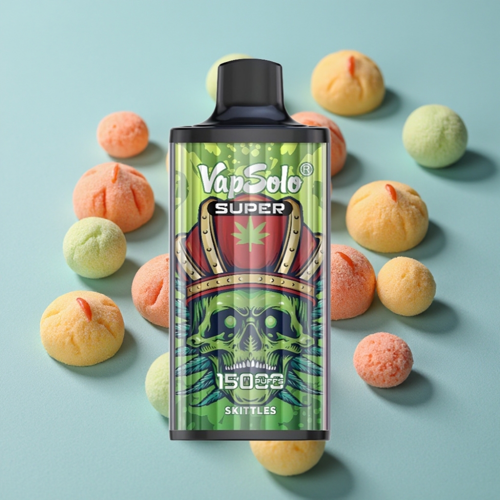 Vapsolo Super 15000 Puffs Skittles 40ml 50mg Tipo-C vape al por mayor España