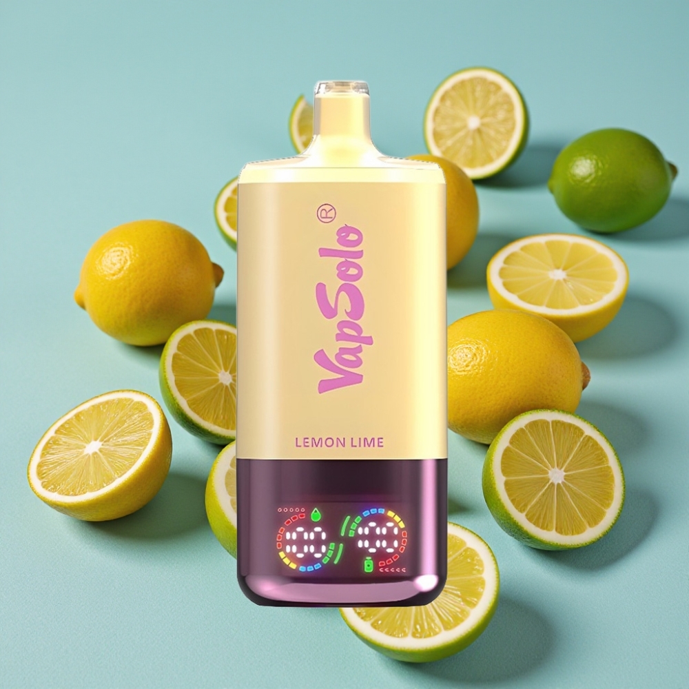 VapSolo Triple 30000 Puffs 40ml Limón Lima Tipo-C 20mg/50mg vape al por mayor España