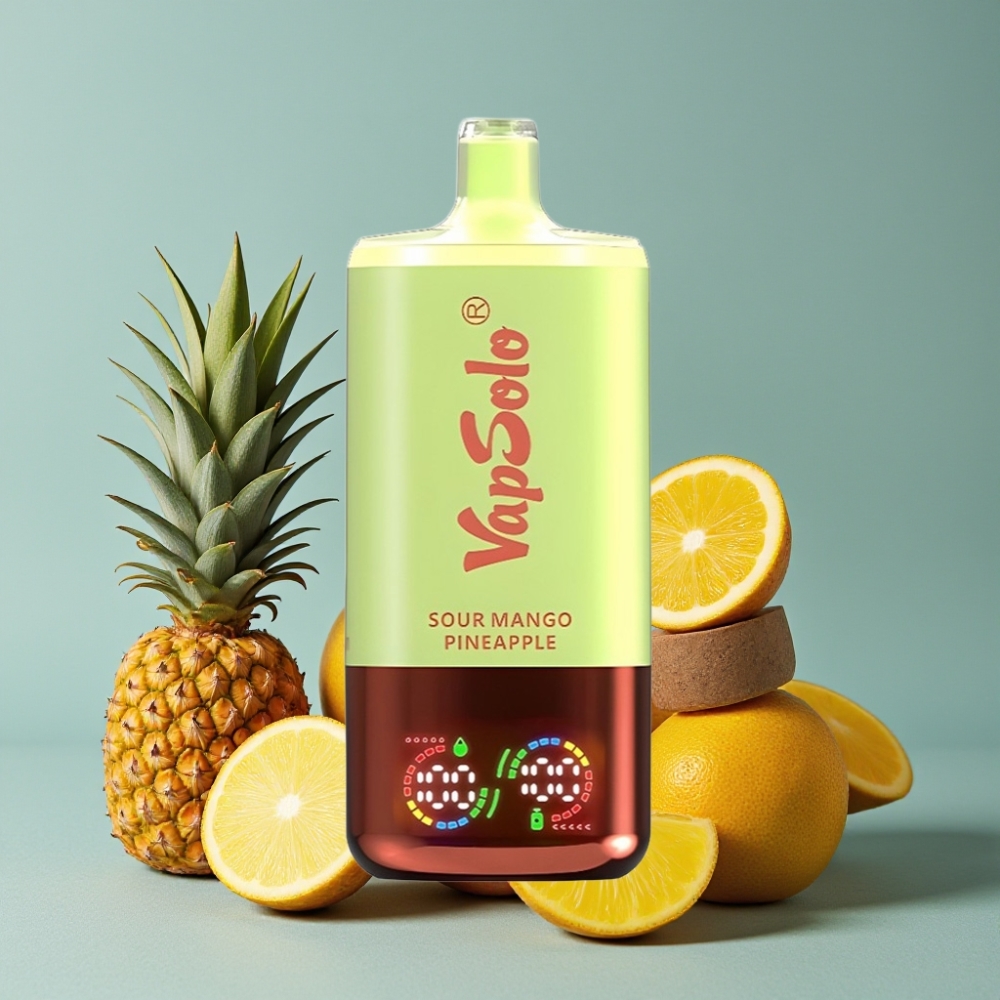 VapSolo Triple 30000 Puffs 40ml Mango Piña Ácido Tipo-C vape al por mayor España