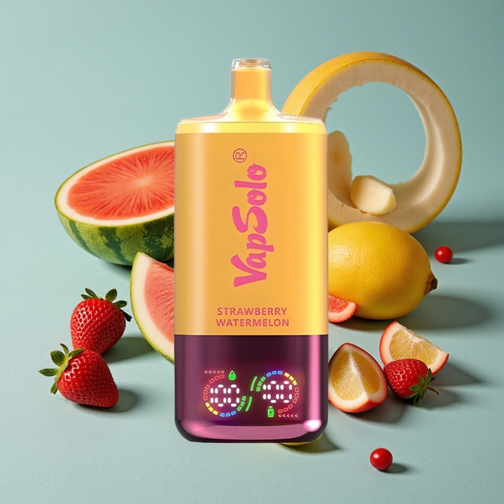 VapSolo Triple 30000 Puffs Fresa Sandía & Limón Durazno 40ml Tipo-C