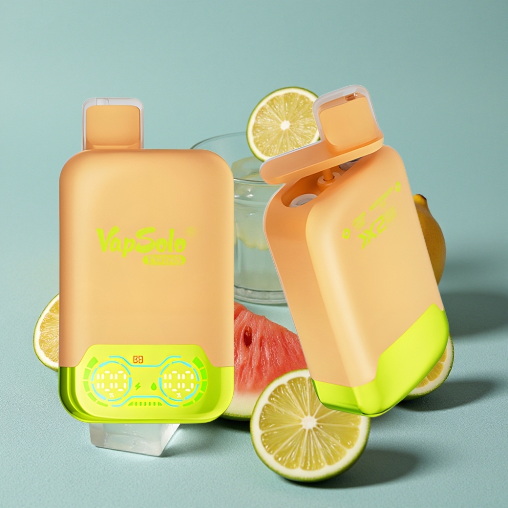 Vapsolo Twins 20000 Puffs Doble Tanque 40ml Tipo-C Limón Lima & Sandía Hielo