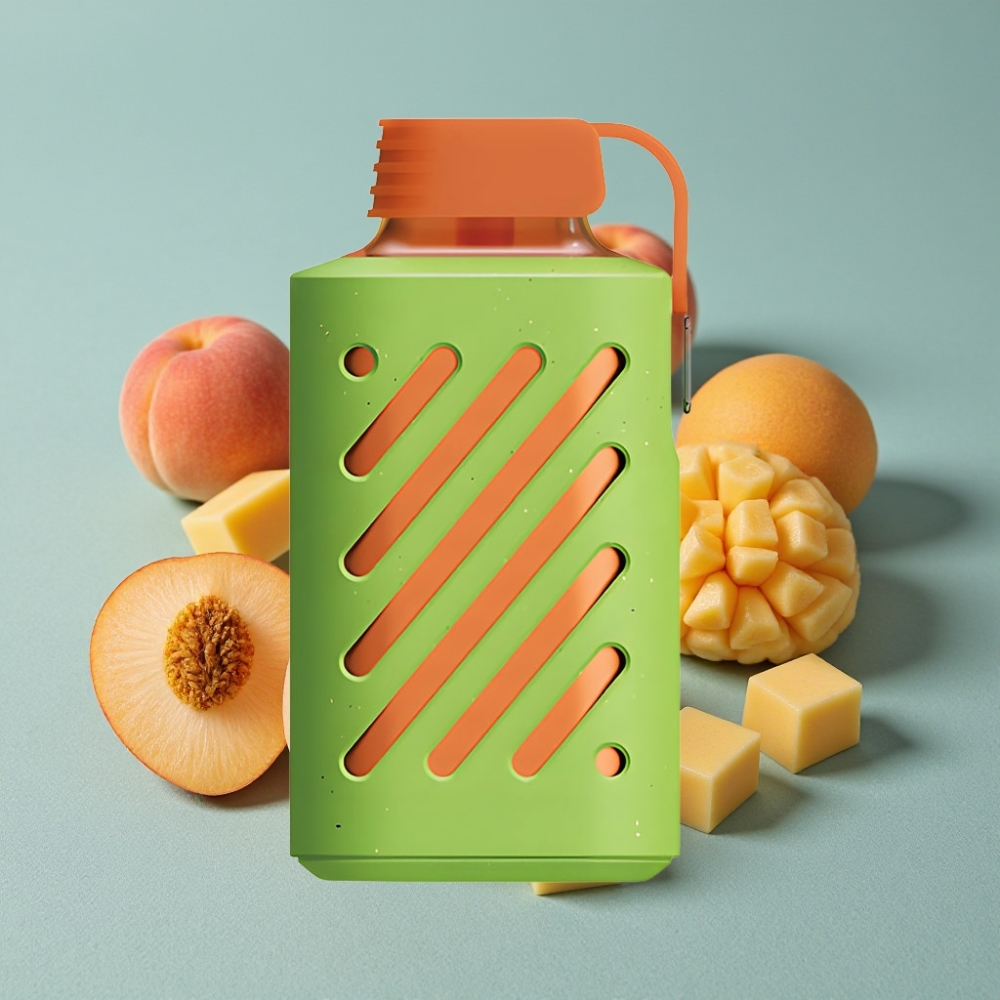 VOZOL GEAR 10000 Disposable Vape 20ml Durazno Mango Sandía, VAMT Mesh Coil, 500mAh