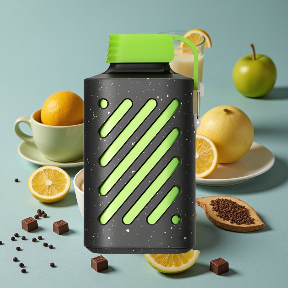 VOZOL GEAR 10000 Puffs Disposable Vape 20ml Matcha Chocolate Cream 65% PCR VAMT Mesh